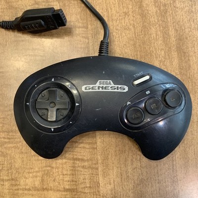 OEM Sega Genesis 3 Button Controller Model 1650 - Black
