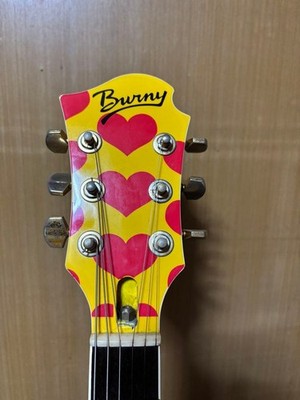 Burny イエローハート モッキンバード Electric Guitar Burny Yellow Heart Mockingbird 145S hide model | eBay