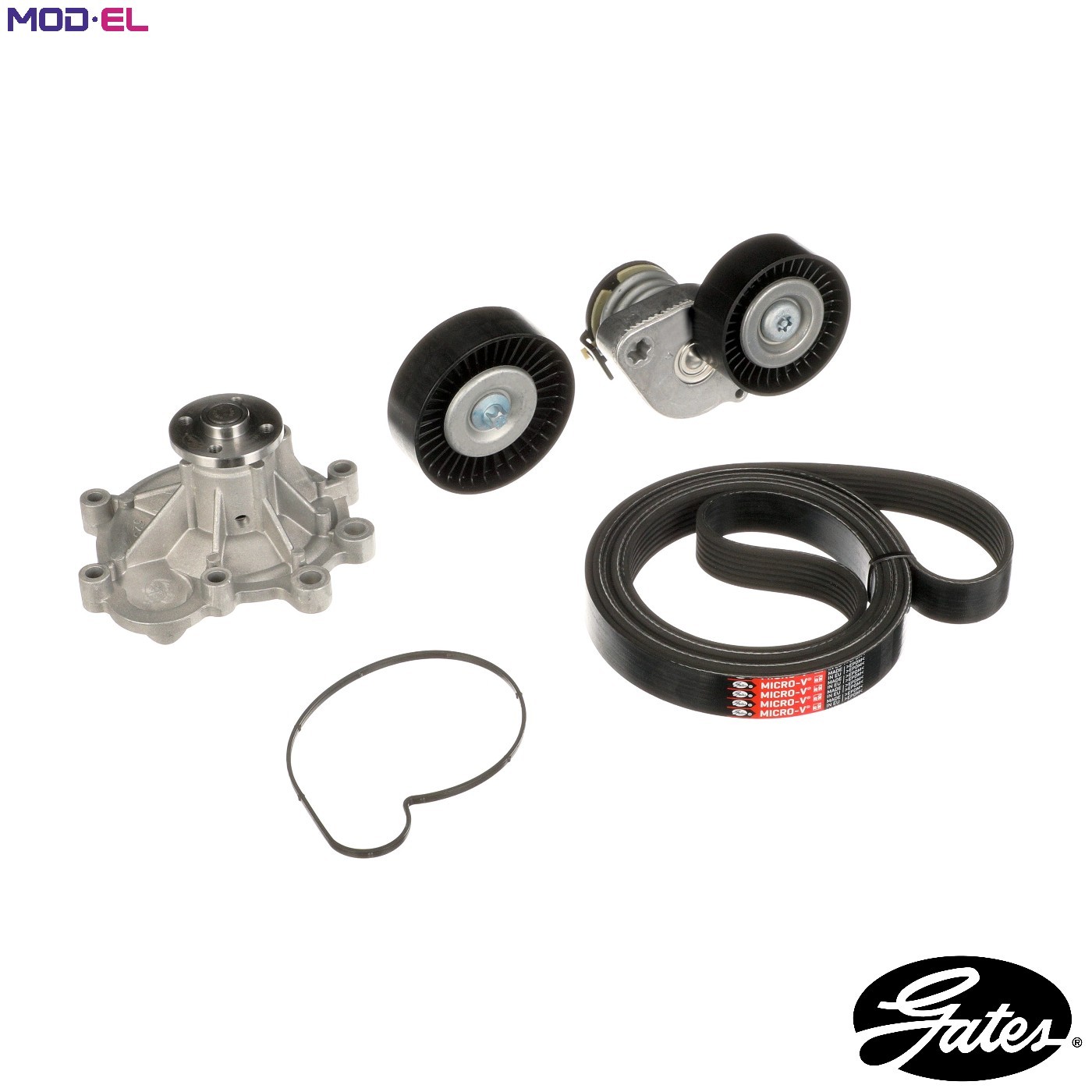 Drive Belt Kit fits MERCEDES CLK200 A209, C209 1.8 02 to 10 Set Gates Quality - Image 10
