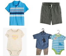Bundle Lot Baby Boys Short Sleeve Shirts Size 12 Months
