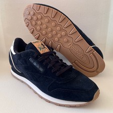 Reebok Mens Classic Leather 1983 Black White Gum Vintage GY9886 Mens Size 11 NEW