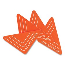 Rocketbook Beacons Smart Stickers for Whiteboards, 2.5 Triangles, Orange, 4/Pack