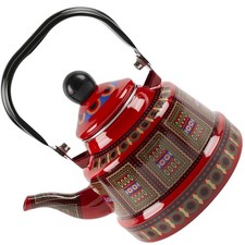  Enamel Teapot Old Fashioned Kettle Woman Ceramic Roasted Milk Porcelain