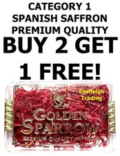 *BUY 2 GET 1 FREE* 1 X 1G SPANISH SAFFRON SPICE FILAMENT THREADS PREMIUM QUALITY