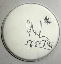 John Densmore The Doors Signed Drumhead With Inscription JSA COA Light My Fire
