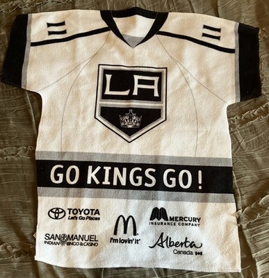 ANZE KOPITAR Los Angeles KINGS Hockey SGA Jersey Rally Towel NHL Free Shipping