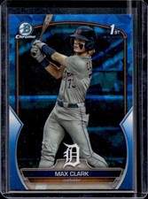2023 Bowman Draft Sapphire Max Clark Chrome 1st Prospect #BDC-76 Tigers