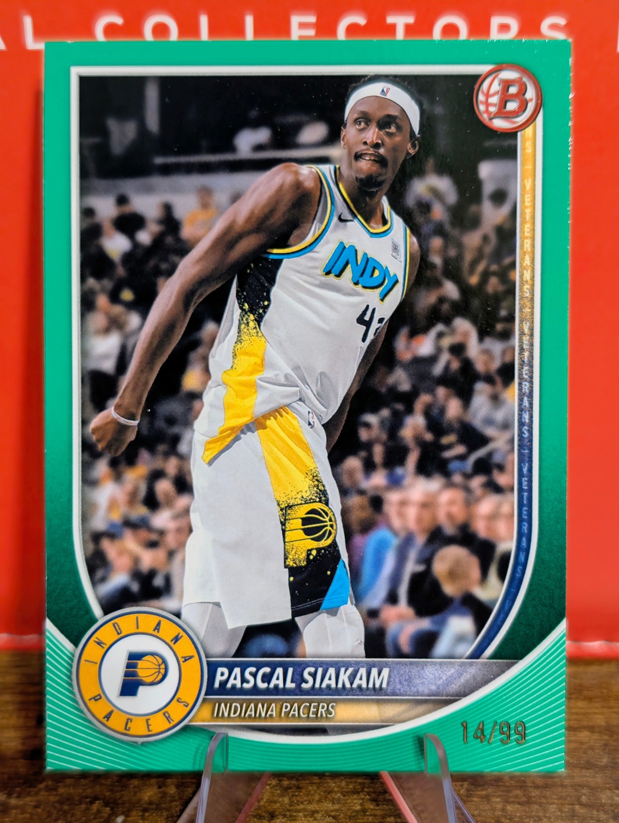 2025-26 Bowman - Pascal Siakam #79 /99 Indiana Pacers