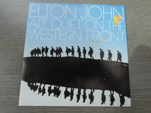 Elton John ALL QUIET ON THE WESTERN FRONT 1982 UK 7" P/S  PLAYS MINT  HEAR