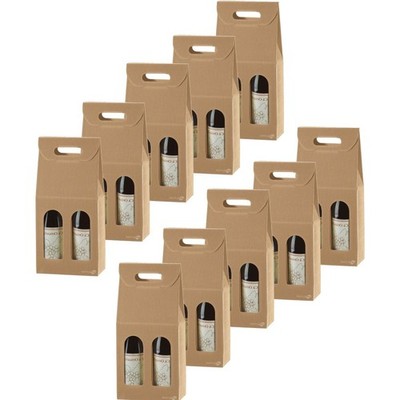 10X Geschenkverpackung Verkauf Avana Für 2 Flaschen Wein Öl Mit Finest