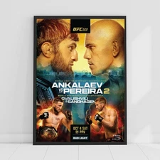 UFC 320 Magomed Ankalaev vs. Alex Pereira 2 2025 Fight Poster