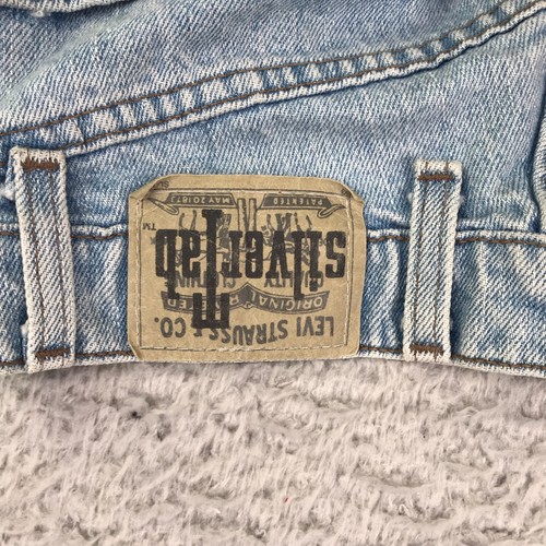 Vintage Levis Silvertab Baggy Jeans Mens 30 (28x32) Light Wash Relaxed Y2K USA - Picture 12 of 14