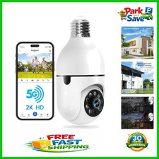 Reliable Light Bulb Security Camera with Color Night Vision & Real-Time Alerts