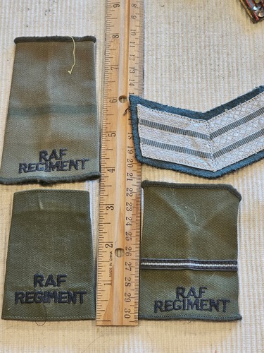 1950s British Royal Air Force Rank Officer Shoulder Patch Lot L@@K!!!