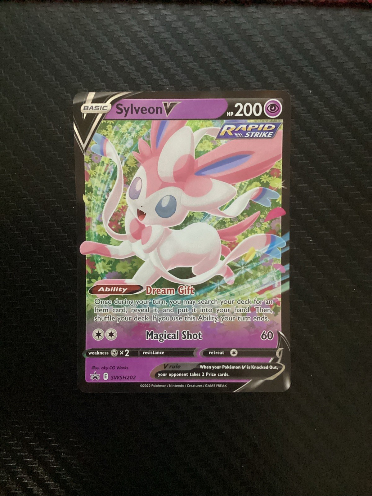Pokémon Sylveon V SWSH202 SWSH Black Star Promo NM
