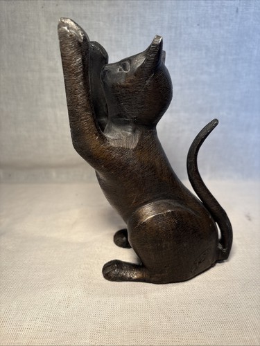Buchstütze Katze aus Metallguss - Bild 4 von 9