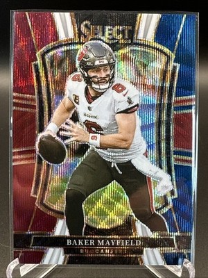 2025 Panini Select Baker Mayfield #138 Premier Level Tri-Color /299 Buccaneers