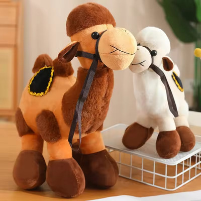 Cute Plush Camel Toy Soft Stuffed Animal Doll Pillow Kids Gift Toddler Decor