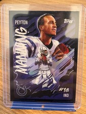 💥 2025 Topps Chrome Peyton Manning Ultra Violet SSP UV-8 CASE HIT!! 💥 HOF!