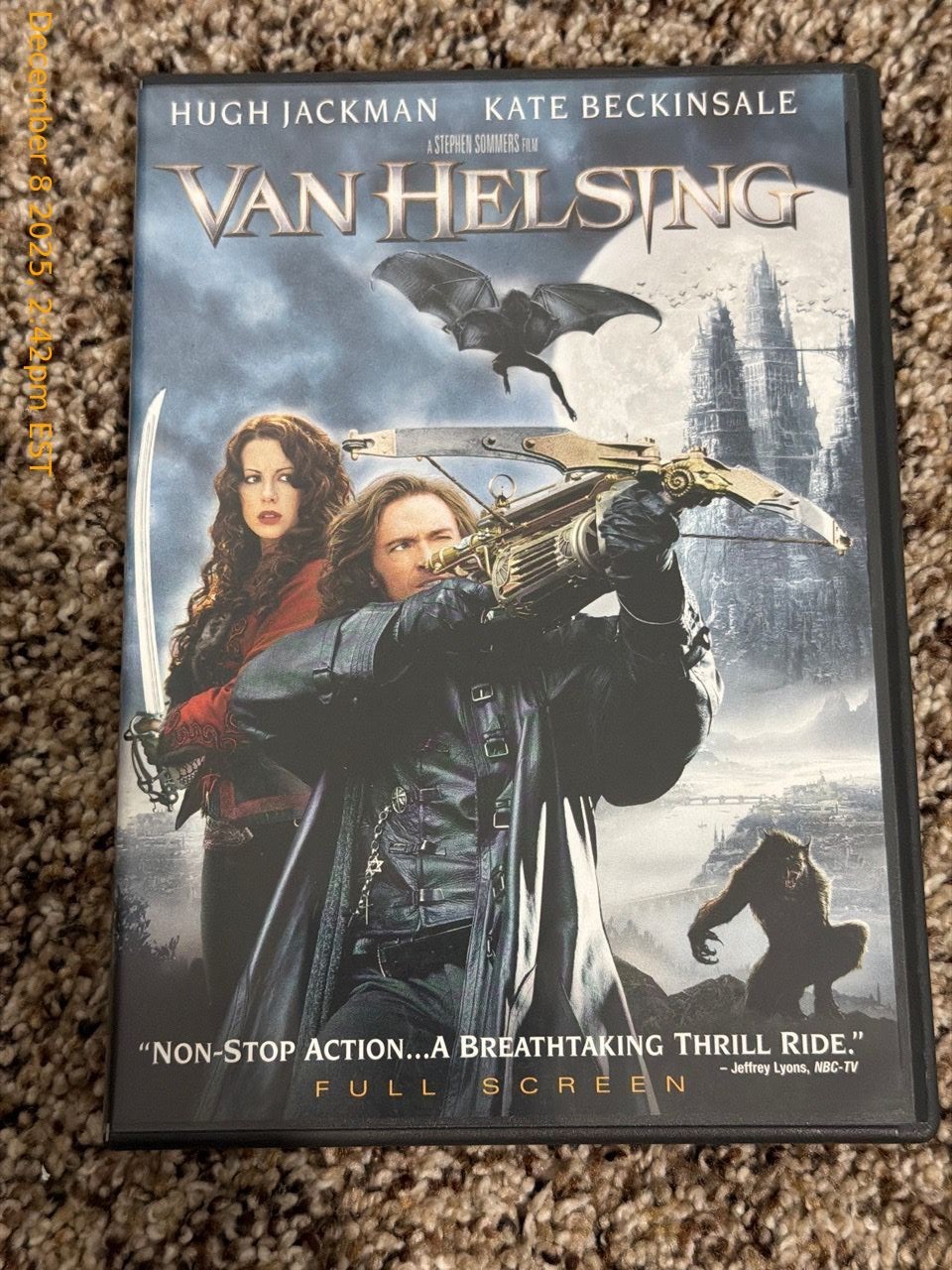 Van Helsing (DVD, 2004, Full Screen) Hugh Jackman, Kate Beckinsale