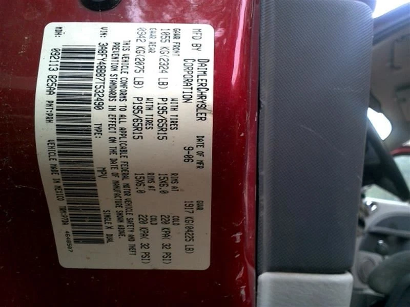 Windshield Glass Hatchback Fits 01-10 PT CRUISER 3192794 - Imagem 2 de 4