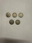 Silver Barber Quarters Lot of 5 coins 1898-1914