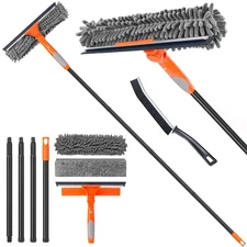 Window Cleaner Tool for Home, 59.5'' Squeegee Kit for Car Windshield, Shower ...