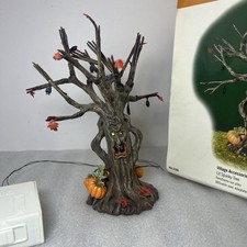 Department 56 Snow Village Halloween Lit Spooky Tree 52896 Works
