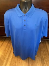 NWT Ariat TEK Polo Mens Large Blue Heat Series Performance Shirt