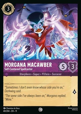 Morgana Arawber   Selbstzentrierter Zauberer - Winterzauber - Lorcana