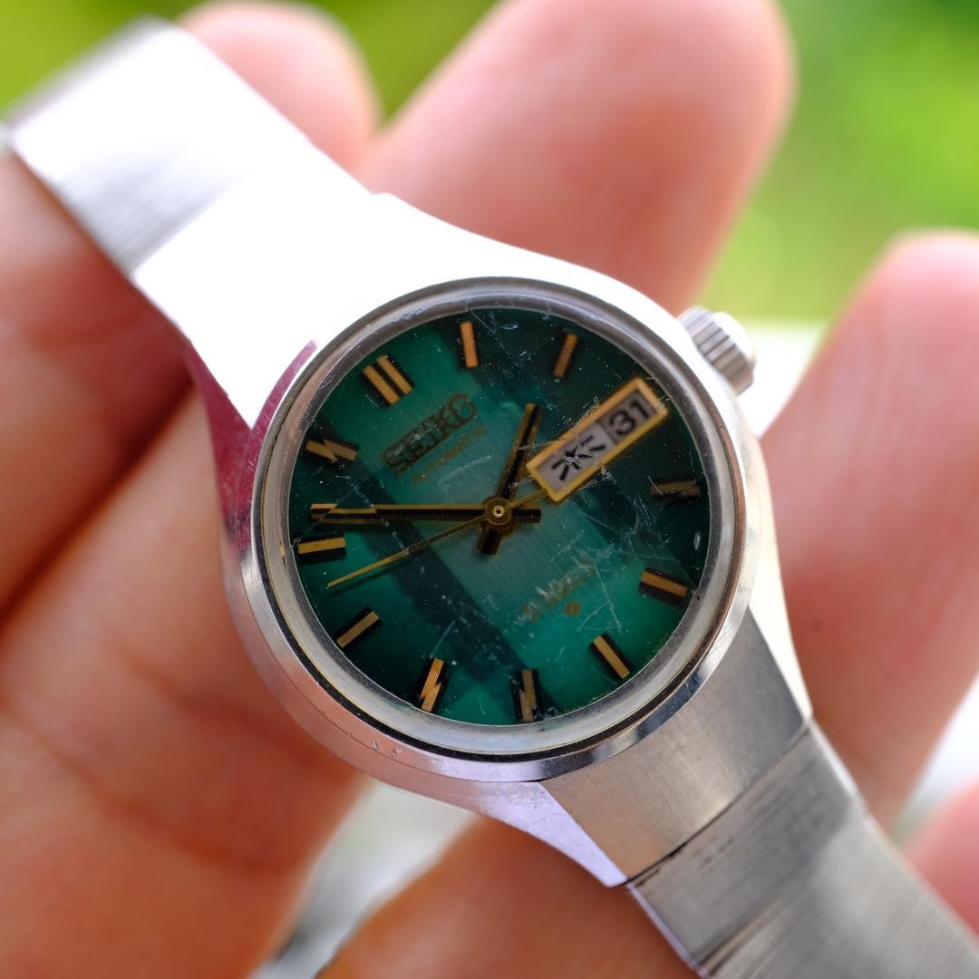 Working SEIKO AUTOMATIC Women Automatic Watch 21 Stones