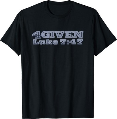 FORGIVEN Teenager Style Christian Faith Gift T-Shirt