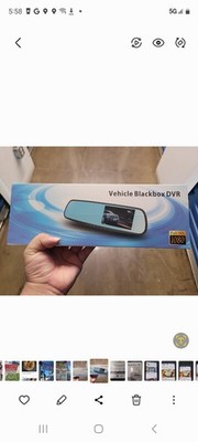 Brand-New In The Box Vehicle Blackbox DVR Rear View Mirror Camera HD 1080P
