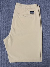 Quiksilver Amphibian Shorts Mens 38 Beige 4-Way Stretch DryFlight Hybrid Chino