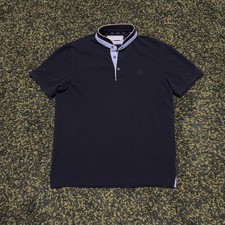 Bugatti Dress Casual Button Up Premium Cotton T Shirt Mens Size Small