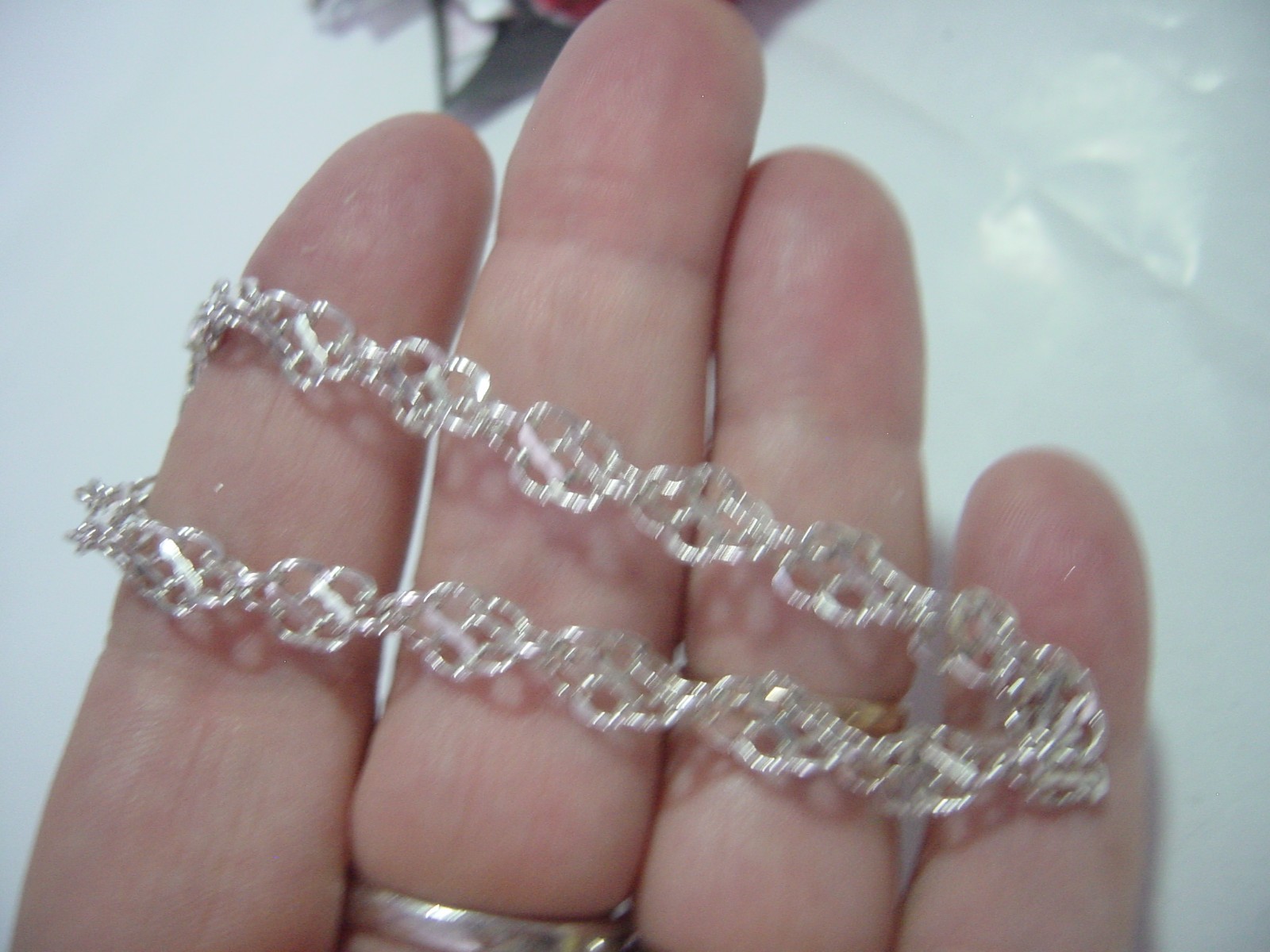 Superb Solid Silver fancy twisted interlocked bra… - image 7