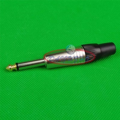 New 1/4'' 6.35mm Microphone Patch Snake Cable TS Male Plug Connector #iw