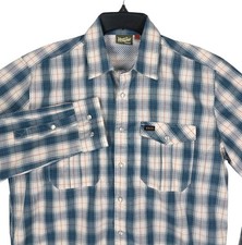 Howler Western Shirt Snap Shirt Mens S Blue W...