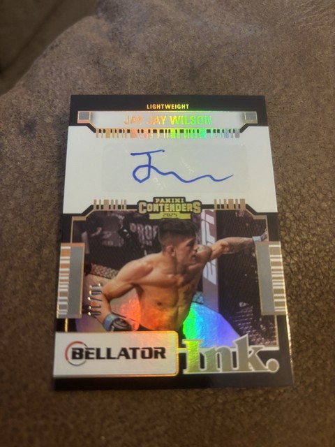 L17,109 - 2025 Panini Contenders PFL Bellator Ink Jay-Jay Wilson GOLD Auto 10/10