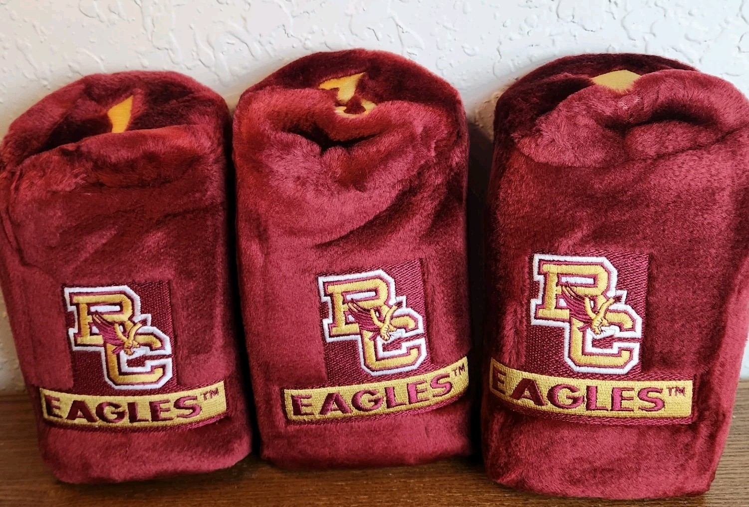 Driver Head Covers Burgundy Sock Heres Fred New Old Stock X3
