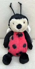 🐞BNWT v. rare Jellycat I am small bashful Ladybug Ladybird Retired 2014 🐞