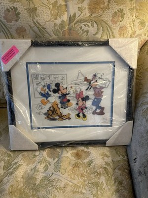 Walt Disney Studios Sericel At The Studio W/ The Fab 5 LE 7500 W/ COA Unopened