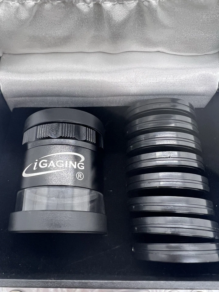 Lupa óptica iGaging 36-LED10-9 10X com 9 escalas de retículos - Imagem 3 de 4