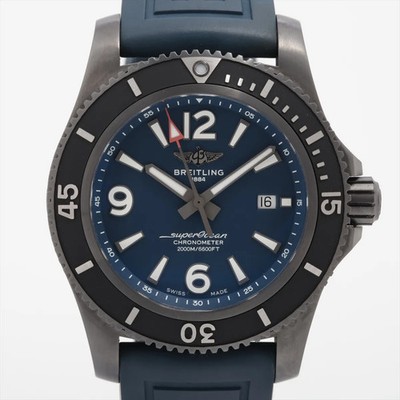 Breitling Superocean automatic 46 SS SS & Rubber AT blue dial M17368D71C1S1