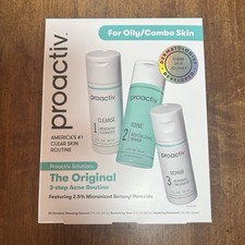 Proactiv For Oily/Combo Skin The Original 3 Step Acne Routine Kit Exp 01/27 NEW