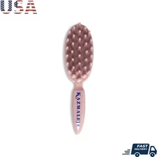 Wide Tooth Paddle Brush Detangling Hair Comb Thick Textured Hair Massage Style