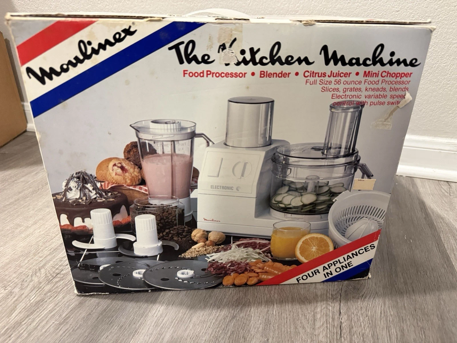 Moulinex The Kitchen Machine Four Appliances in One Model 9891190 Food Processor
Opens in a new wind