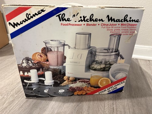Moulinex The Kitchen Machine Four Appliances in One Model 9891190 Food Processor