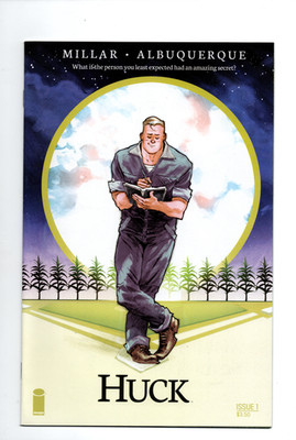 Huck #1 Cover B Field of Dreams Variant Image Comics 2015 Sleeved & Boarded