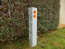 Gartensteckdose Granit Stele  Steckdosensäule zB für Lichterkette